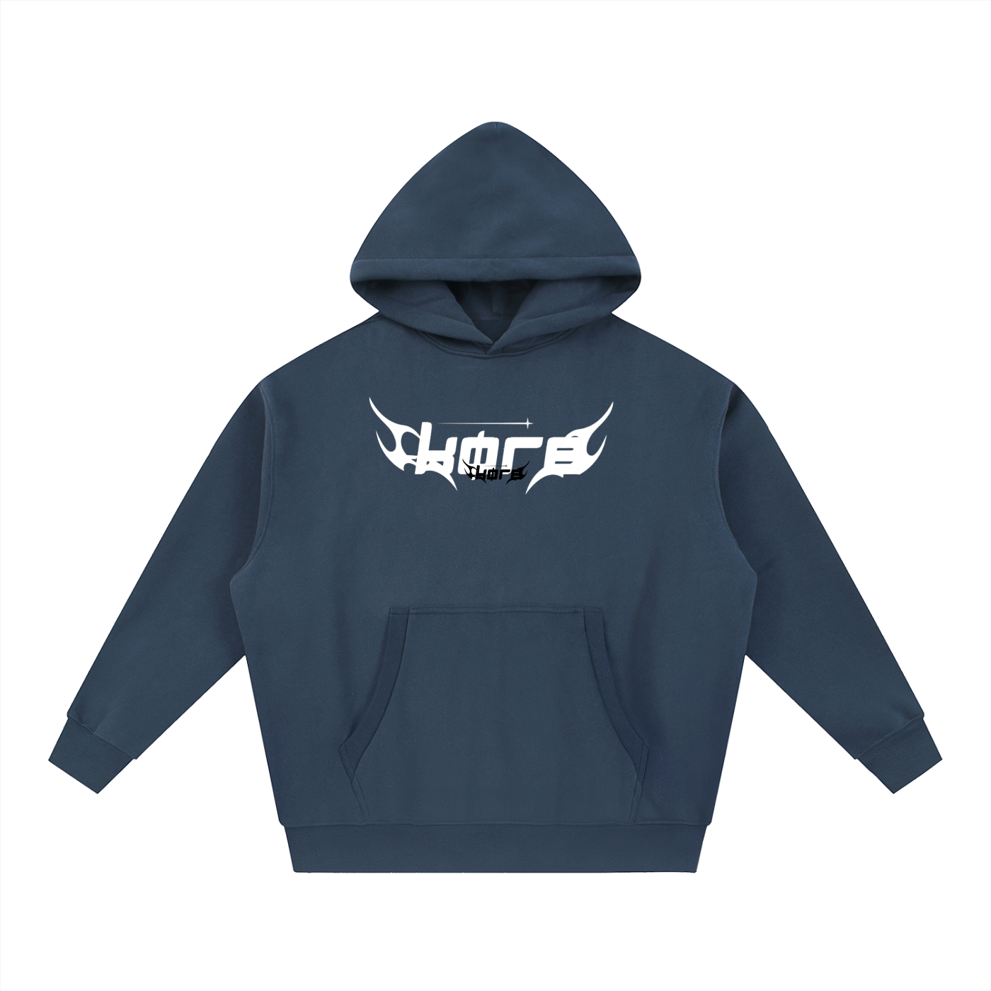 KØRE DRIZZLE Oversized Boxy Fit Fleece Hoodie