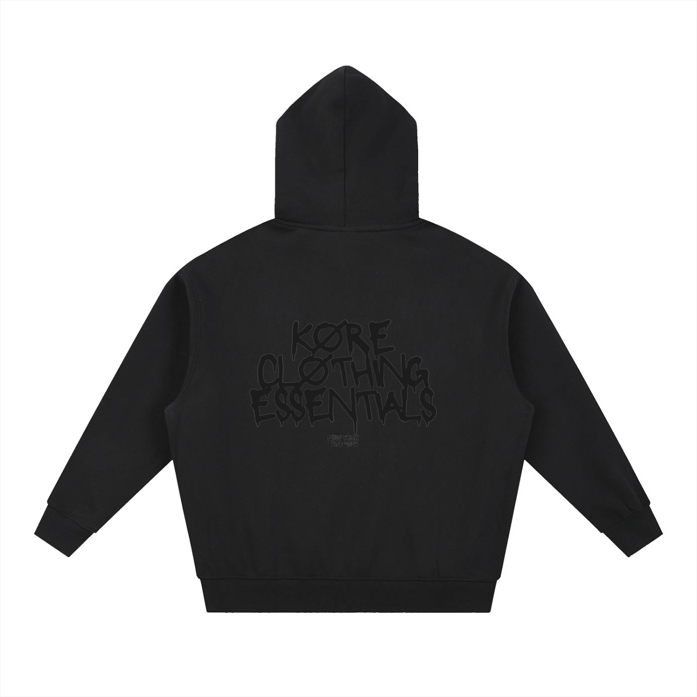 KØRE DRIZZLE Oversized Boxy Fit Fleece Hoodie