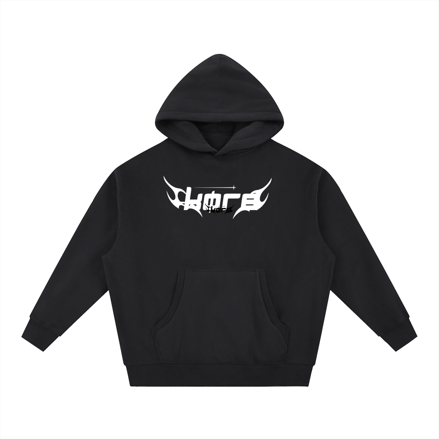 KØRE DRIZZLE Oversized Boxy Fit Fleece Hoodie